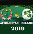 Afghanistan Vs Ireland in India, 2019