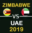 UAE tour of Zimbabwe 2019